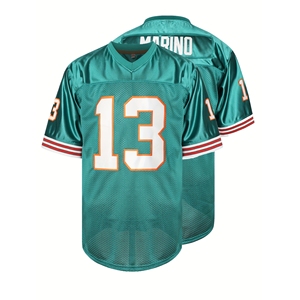 Créez votre propre maillot de football américain personnalisé à sublimation, manches courtes, imprimé, respirant, résistant, léger - Product Image 2