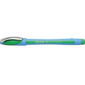 Bolígrafo Schneider Slider Memo XB 0.7mm Verde, No es Resistente a la Humedad, Color del Cuerpo Cian/Verde - Product Image 1