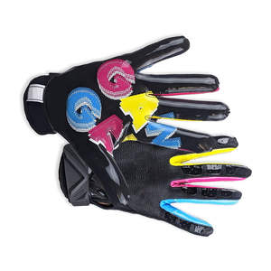 Guantes de Fútbol Americano Hechos a Medida, Guantes de Receptor de Portero de Primera Calidad, Cuero Sintético, Colores y Tallas Personalizadas - Product Image 6