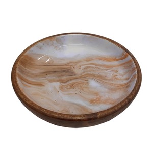 Bol autocollant en émail bols à mélanger faits à la main bols à dessert en bois de bambou de différentes tailles pour grossiste - Product Image 1