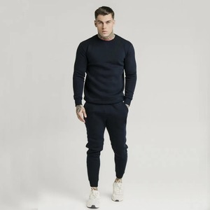 Survêtement d'hiver avec logo personnalisé pour hommes ensemble de survêtements de jogging à col ras du cou et respirants XL tissu décontracté de luxe imprimé en vrac - Product Image 5