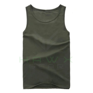 OEM Logo personnalisé Vente en gros Nouveau design Séchage rapide Workout Gym Vest Tank Top pour hommes grande taille - Product Image 6