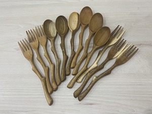 Custom Logo <b>Gold</b> Plated Mirror Polish Vintage Design Wooden Heart Shaped <b>Spoon</b> for Coffee Tea Party Use 100% Natural Aracia Wood - Product Image 6