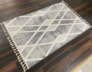 Adiva Modern Home Use <b>Carpet</b> <b>Turkish</b> Polypropylene Floral Jacquard Woven Machine Made Cushioned Tapis Alfombra Tappeto Rug Sets - Product Image 3