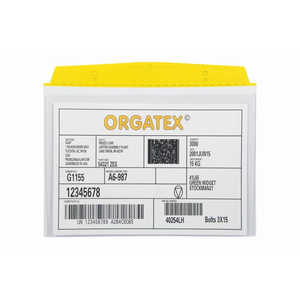 Portadocumenti ESD da appendere DIN A4 Orizzontale Giallo 10 pz/confezione-SD020-ESD-04 - Product Image 1