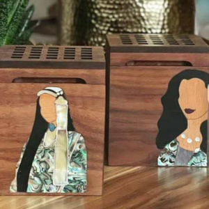 Nouveau design luxueux de haute qualité incrusté de serpillière brûleur d'encens en bois pour la décoration de la maison brûleur d'encens de voiture en provenance du Vietnam - Product Image 4