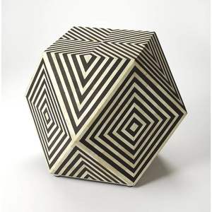 Wholesale Bone Inlay Round Bedside <b>Table</b> Living Room Furniture Side <b>Table</b> Stool Antique Modern Bone Furniture - Product Image 2