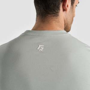 Camiseta Power Move (Mint) 100% Algodón 280 Gramos Jersey Corte Holgado Ligero Estampado Gráfico Estilo Sólido Ropa con Etiqueta Personalizada - Product Image 5