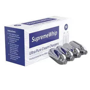 Bộ Sạc Kem SupremeWhip 100pk Được Chứng Nhận CE Chất Lượng Chính Hãng Hàng OEM Với Giá Tốt Nhất Thị Trường