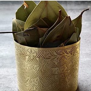 Boîte Masala en laiton faite à la main avec conteneur en métal de stockage et cuillère outils d'herbes et d'épices pour la maison cuisine décor mariages - Product Image 1