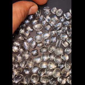 หินมูนสโตนสีรุ้งธรรมชาติขนาด8มม. ถึง14มม. 253ชิ้นทรงรี1075 CTS Lot iroc ขายคุณภาพสูงแค็บเรา $222สำหรับทุกคน - Product Image 3