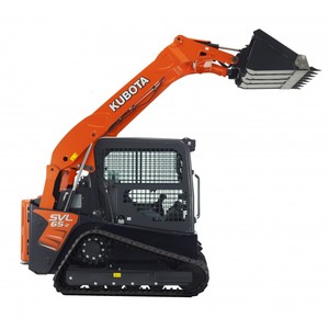Chargeuse compacte sur chenilles Kubota SVL65-2 2020 d'occasion, mini-chargeuse sur chenilles, 74,3 CV, diesel, avec godet frontal, capacité nominale de 9 tonnes, boîte de vitesses - Product Image 2