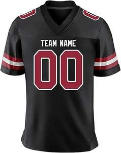 OEM ODM conçu sur mesure football américain uniforme maillot de haute qualité Offre Spéciale imprimé haut matériel tissu chemises respirant - Product Image 4