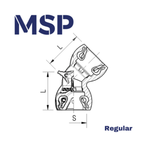 92050045 - Bloque de Construcción ABC Raufoss - Codo de 45 Grados - Piezas y Accesorios para Remolques - MSP Export - Product Image 3