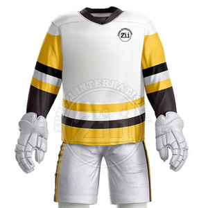 Service OEM sur mesure, uniforme de hockey sur glace unisexe, séchage rapide, respirant, équipe personnalisée à vendre - Product Image 5