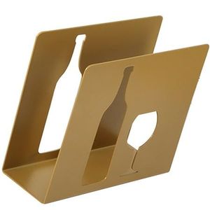 Porte-serviettes en métal élégant de couleur or, élégant, durable et parfait pour la décoration de la maison ou du bureau, garde les serviettes propres et organisées - Product Image 1