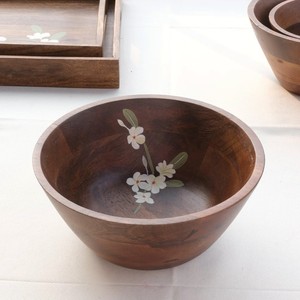 Ensemble personnalisable de 3 bols à fruits en bois de manguier écologiques, peints à la main et compatibles lave-vaisselle, légers et durables, tailles 9 pouces, 8 pouces, 6,5 pouces - Product Image 4