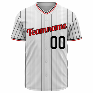 Uniforme de Béisbol al por Mayor, Moderno, Color Personalizado, Talla Grande, Transpirable, de Secado Rápido, Cuello en V, 100% Poliéster, con Bolsillos, Logotipo OEM - Product Image 3