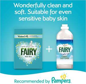 Lessive en poudre Fairy Non Bio 4,4 kg, 80 lavages, pour peaux sensibles, avec technologie anti-résidus - Emballage variable - Product Image 6