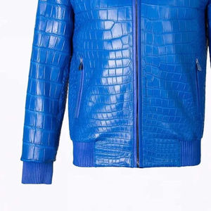 Vestes en cuir enduit unisexe personnalisables Logo avant Matériau respirant de haute qualité Imperméable Coupe-vent - Product Image 6