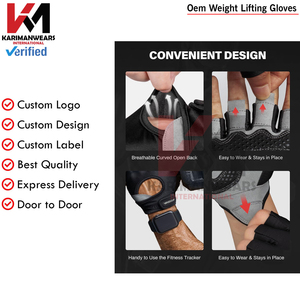 Guantes de Gimnasio para Levantamiento de Pesas con Soporte para Muñeca, Protección Completa de la Palma para Hombres y Mujeres, Entrenamiento de Levantamiento de Pesas, Fitness, Colgantes - Product Image 6