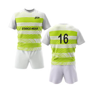 Maillots de rugby personnalisés de haute qualité nouveau Design impression par sublimation à séchage rapide uniformes de club de sports d'équipe Style d'ensemble - Product Image 3