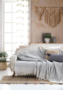 100% Cotton <b>Sofa</b> Covers Couch Throw Protector Made in Turkey High Quality Ready Stock Washable Armchair - Product Image 4