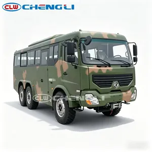 ผู้ผลิตจีน รถบัสสำรวจ Dongfeng 6x6 ขนาด 12 ตัน 24-31 ที่นั่ง ความเร็ว 100 กม./ชม. สำหรับการเดินทางในทะเลทรายและชมสัตว์ป่า - Product Image 4