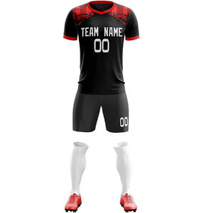 2025 nuevos uniformes de fútbol para hombres de poliéster 100% al por mayor para adultos, uniformes de ropa deportiva de talla grande hechos de poliéster para adultos - Product Image 5