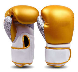 Leather & Synthetic <b>Boxing</b> Gloves with Adjustable Buckle Closure for Maximum Durability and Budget Training-Customizable Options - Product Image 4
