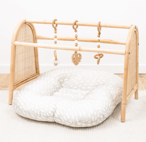 <b>Best</b> Price Rattan Baby Play <b>Gym</b> Wooden Play <b>Activity</b> <b>Gym</b> for <b>Newborns</b> Toddlers Kids Baby Play <b>Gym</b> - Product Image 2