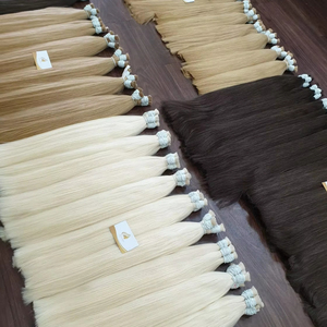 ราคาดีที่สุด ผมต่อแท้ 100% สีธรรมชาติ ผมเวียดนาม เนื้อตรง สไตล์หรูหรา ไม่ใช่ผมรีมี่ คุณภาพสูง ขายส่ง - Product Image 1