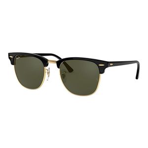 <span class=keywords><strong>Occhiali</strong></span> <span class=keywords><strong>da</strong></span> <span class=keywords><strong>sole</strong></span> Ray-Ban <span class=keywords><strong>da</strong></span> uomo Clubmaster, leggeri, alla moda, montatura rettangolare, neri, oro, arancioni, verdi trasparenti, lenti UV400 di alta qualità - Product Image 1