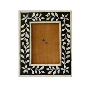 Marco de fotos con incrustaciones de hueso hecho a mano de diseño único, decoración de sala de estar y dormitorio de tamaño personalizado de alta calidad - Product Image 6