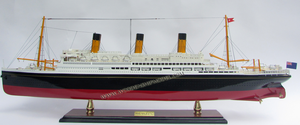 RMS MAJESTICS-modelo de barco, Crucero de madera, artesanía - Product Image 5