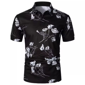 Service OEM pour hommes pour polos respirant séchage rapide anti-rides matériau en toile douce dernière arrivée sublimation solide - Product Image 2