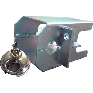 Cerradura Manual para Remolque Exterior de Acero Galvanizado HP AUTO, Plateada, L190 x W125 x H114 mm, Ligera, 1.9 kg, para RV - Product Image 1