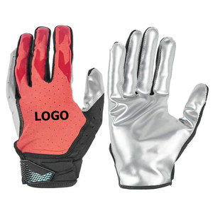 2025 guantes profesionales antideslizantes de fútbol americano logotipo personalizado invierno antideslizante cómodos guantes de fútbol americano - Product Image 1