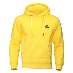 เสื้อฮู้ดลำลองของผู้ชายผลิตจากผ้าโพลีเอสเตอร์/ ผ้าฝ้ายพิมพ์โลโก้ตามสั่งสำหรับฤดูใบไม้ร่วง - Product Image 1