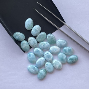 8mm 10mm 12mm PIEDRA DE Larimar Natural suave ovalado suelto calibrado cabujones mejor oferta venta al por mayor precio de fábrica semiprecioso 2025 - Product Image 3
