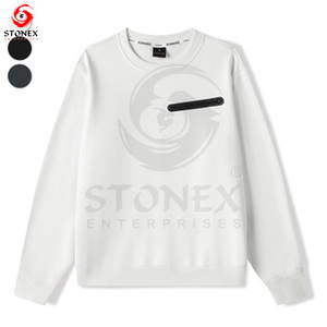 Sudadera con capucha personalizable Cool Men's Cotton Heavy Weaving Technique Logo Print - Product Image 4