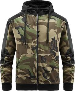 Chándal deportivo atlético de 2 piezas de alta calidad para hombre, Sudadera con capucha de Color sólido personalizada, pantalones para correr, conjunto de chándal para invierno - Product Image 2