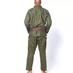 กางเกงขาสั้นคาราเต้ผ้าฝ้าย100% สำหรับผู้ใหญ่สีสั่งทำโลโก้ OEM - Product Image 3