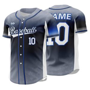 Uniformes de baseball et softball brodés personnalisés pour jeunes de haute qualité Maillot en maille de sublimation complète Vêtements de sport de baseball haut de gamme - Product Image 1