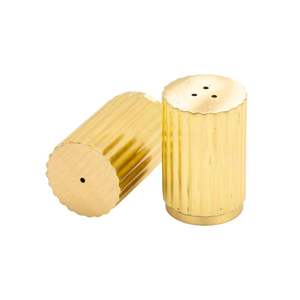 Sels et poivrières en laiton de qualité export, finition polie, recharge facile, décoration de table élégante, disponible à un prix abordable - Product Image 1