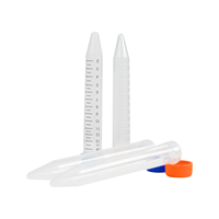 Échantillon gratuit de laboratoire 15ml 50ml Tubes Falcon en plastique à fond conique Tube à centrifuger avec bouchon à vis