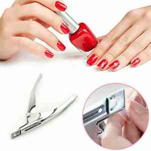 5 \ "En Acier Inoxydable Beauté Pointe Cutters Nail Tip Cutter Faux Ongles Bord Tondeuse Miroir Polonais Acrylique Nail Cutter pour Doigts - Product Image 2