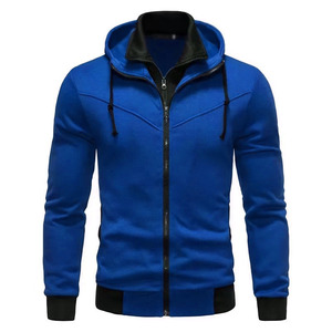 2025 Men's Fashionable Casual Cardigan New Outdoor Hooded Zipper Sportswear Contrast Hood Hot Selling Autumn Winter Embroidered - Product Image 6