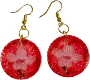 Pendientes de Resina Acrílica al por Mayor, Pendientes de Plástico Transparente de Moda, Multicolores, con Forma de Gota de Agua - Product Image 3