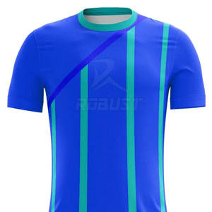 Uniforme de Fútbol 100% Poliéster Ligero Transpirable Ecológico Cuello Redondo Manga Corta Personalizable Camiseta de Equipo de Alta Calidad - Product Image 2